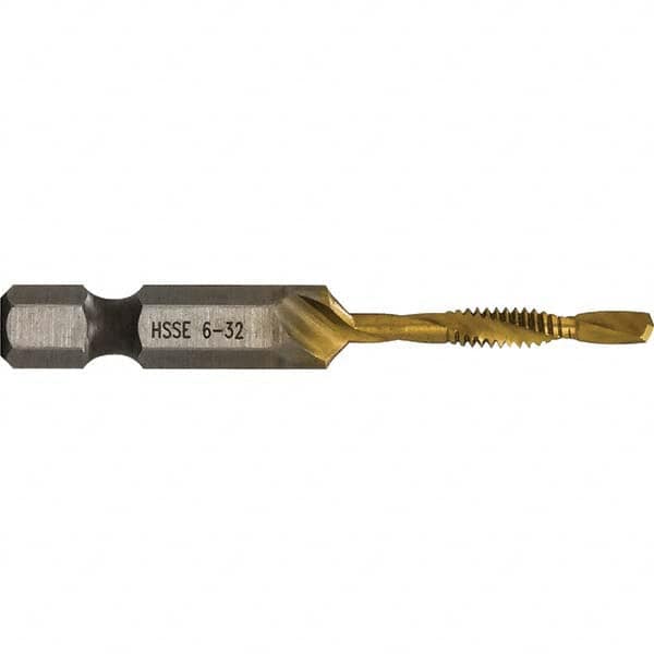 Greenlee - Combination Drill & Tap Sets Minimum Thread Size (Inch): #6-32 Maximum Thread Size (mm): M3.5x0.60 - Exact Tooling