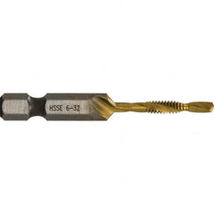 Greenlee - Combination Drill & Tap Sets Minimum Thread Size (Inch): #6-32 Maximum Thread Size (mm): M3.5x0.60 - Exact Tooling