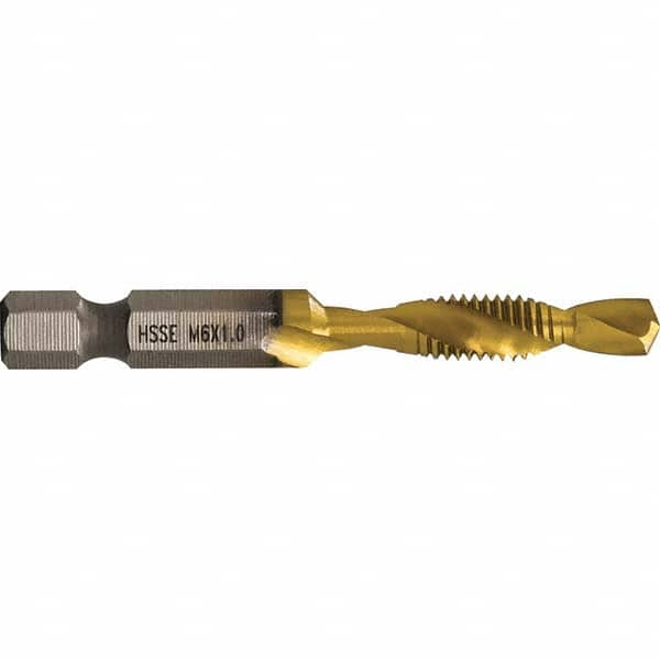 Greenlee - Combination Drill & Tap Sets Minimum Thread Size (mm): M6x1.00 Maximum Thread Size (mm): M6x1.00 - Exact Tooling