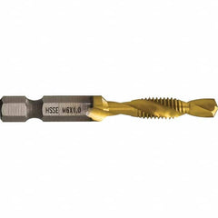 Greenlee - Combination Drill & Tap Sets Minimum Thread Size (mm): M6x1.00 Maximum Thread Size (mm): M6x1.00 - Exact Tooling