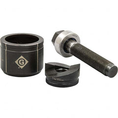 Greenlee - Complete Punch Units Punch Shape: Round Punch Type: Knockout - Exact Tooling