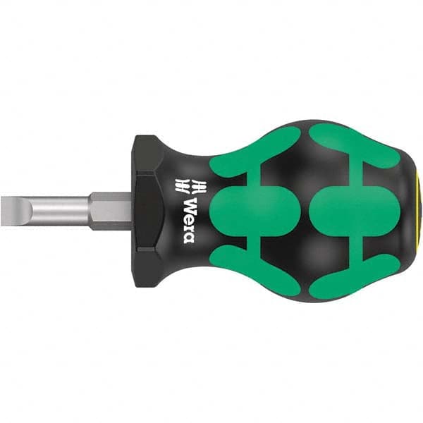 Wera - Slotted Screwdrivers Tool Type: Stubby Overall Length Range: 3" - 6.9" - Exact Tooling