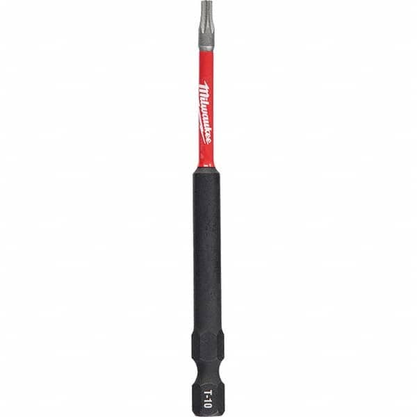 Milwaukee Tool - 1/4" Hex T10 Torx Impact Ready Bit - Exact Tooling