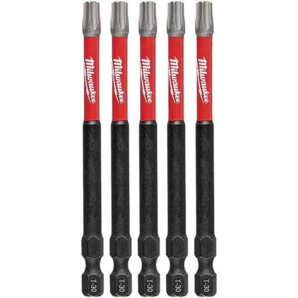 Milwaukee Tool - 1/4" Hex T30 Torx Power Bit - Exact Tooling