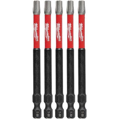 Milwaukee Tool - 1/4" Hex T30 Torx Power Bit - Exact Tooling
