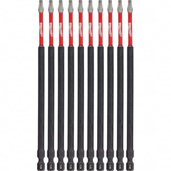 Milwaukee Tool - 1/4" Hex T20 Torx Impact Ready Bit - Exact Tooling