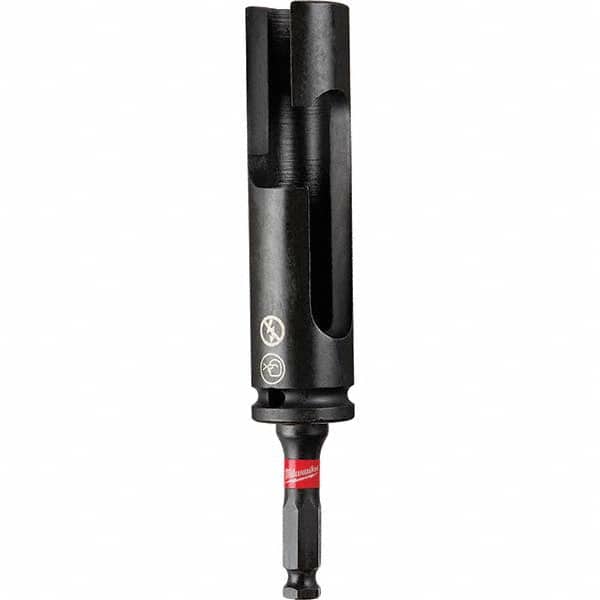 Milwaukee Tool - 7/16" Hex Lineman's Utility Socket for Standard Hex/Socket Screws - Exact Tooling