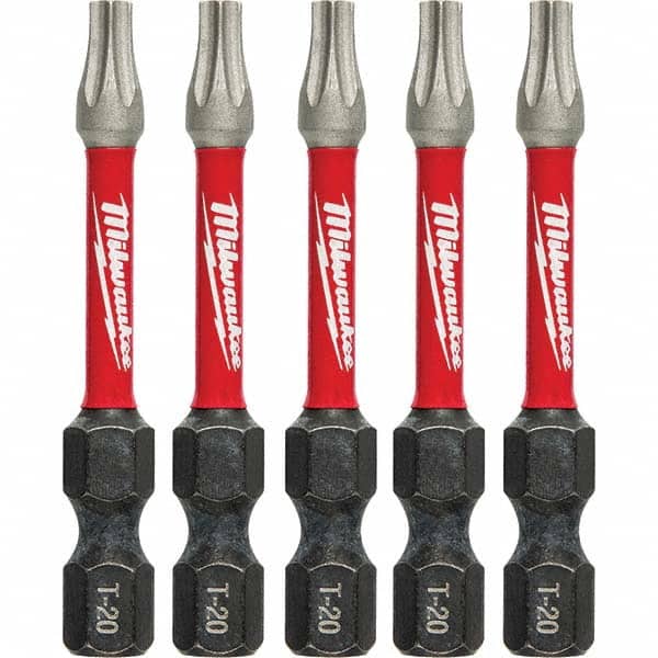 Milwaukee Tool - 1/4" Hex T20 Torx Impact Ready Bit - Exact Tooling