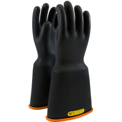 ‎159-2-16/9 - Novax - Natural Rubber Insulating Glove - Class 2 - 16″ - Black/Orange - Bell Cuff - Exact Tooling
