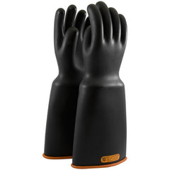 ‎159-4-18/9 - Novax - Natural Rubber Insulating Glove - Class 4 - 18″ - Black/Orange - Bell Cuff - Exact Tooling