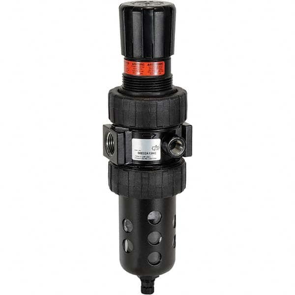 PRO-SOURCE - Filter, Regulator & Lubricator (FRL) Units Configuration: 1 Pc. Filter/Regulator Body Type: Compact - Exact Tooling