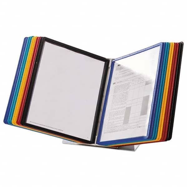 DURABLE - Desktop File Organizers Type: 20-Panel Desk Top Organizer Color: Gray - Exact Tooling