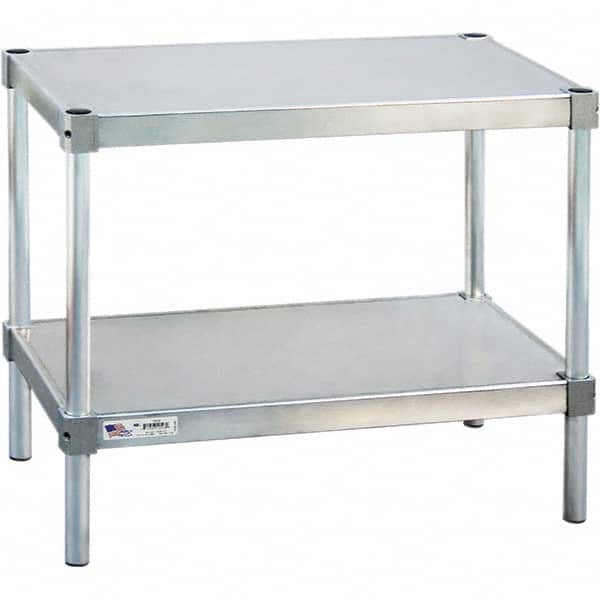 New Age Industrial - Stationary Work Benches, Tables Type: Equipment Stand Top Material: Aluminum - Exact Tooling