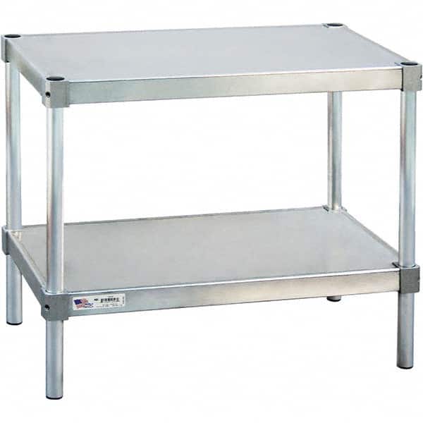 New Age Industrial - Stationary Work Benches, Tables Type: Work Table Top Material: Aluminum - Exact Tooling