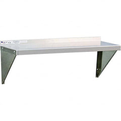 New Age Industrial - Coat Racks, Hooks & Shelving Type: Wall Shelf Number of Hooks: 0 - Exact Tooling