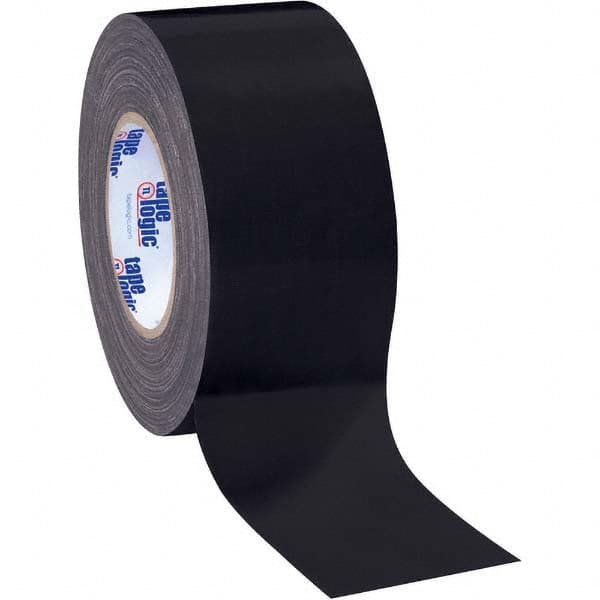 Tape Logic - Pack of (3) 60 Yd Rolls 3" x 10 mil Black Rubber Duct Tape - Exact Tooling