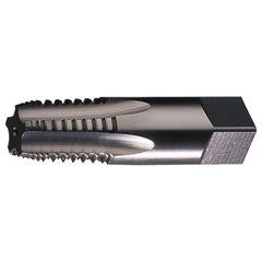 ‎3/4-14 NPTF 5 Flute HSS Medium Hook Taper Taper Pipe Tap- Bright - Exact Tooling