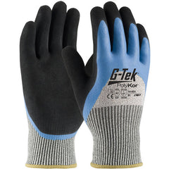 ‎16-820/XL Coated Gloves w/Polykor - G-Tek PolyKor - S&P PolyKor/Acrylic Blend - Dbl Dip Latex/Micro-Surface - Exact Tooling