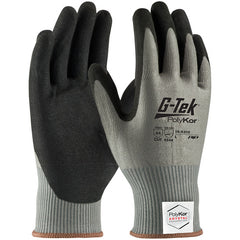16-X310/L Coated Gloves w/Polykor - G-Tek PolyKor Xrystal - S&P Blended 13 Gauge - Nitrile MicroSurface - A4 - Exact Tooling