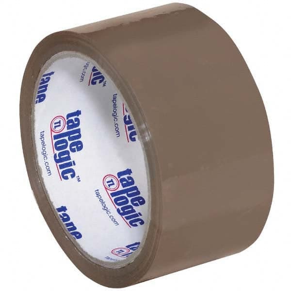 Tape Logic - Pack of (6) 55 Yd Rolls 2" Tan Hot Melt Adhesive Packaging Tape - Exact Tooling