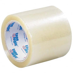 Tape Logic - Pack of (6), 4" x 72 Yd Rolls of Clear Acrylic Adhesive Packaging Tape - Exact Tooling