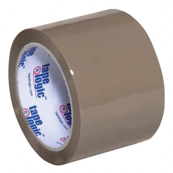 Tape Logic - Pack of (6) 55 Yd Rolls 3" Tan Acrylic Adhesive Packaging Tape - Exact Tooling