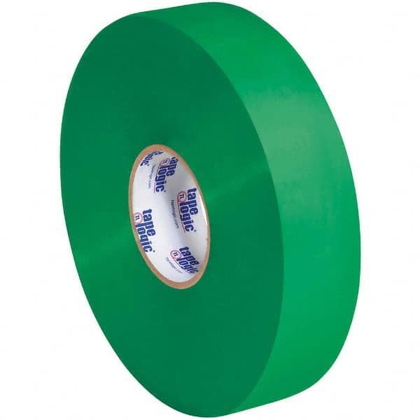 Tape Logic - Pack of (6) 1 Yd Rolls 2" x 1,000 Yd Green Hot Melt Adhesive Packaging Tape - Exact Tooling