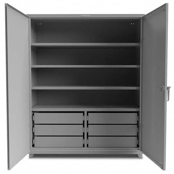 Strong Hold - Storage Cabinets Type: Heavy Duty Width (Inch): 60 - Exact Tooling