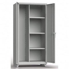 Strong Hold - Storage Cabinets Type: Heavy Duty Janitorial Width (Inch): 60 - Exact Tooling