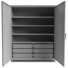 Strong Hold - Storage Cabinets Type: Heavy Duty Width (Inch): 48 - Exact Tooling