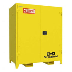 Strong Hold - Safety Cabinets Hazardous Chemical Type: Flammable and Combustible Liquids Color: Yellow - Exact Tooling
