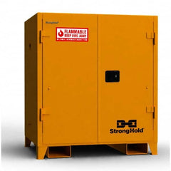 Strong Hold - Safety Cabinets Hazardous Chemical Type: Flammable and Combustible Liquids Color: Yellow - Exact Tooling