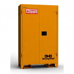 Strong Hold - Safety Cabinets Hazardous Chemical Type: Flammable and Combustible Liquids Color: Yellow - Exact Tooling