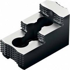 Schunk - 7" Max Chuck Diam 1/16" X 90° Serrated Hard Lathe Chuck Top Jaws - Exact Tooling