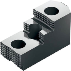 Schunk - 12" Max Chuck Diam 1.5mm x 60° Serrated Hard Lathe Chuck Top Jaws - Exact Tooling