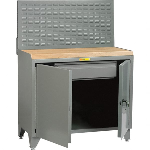 Little Giant - Stationary Workstations Type: Security Workstation Width (Inch): 48 - Exact Tooling