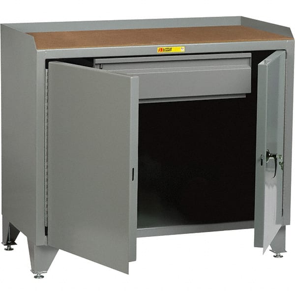 Little Giant - Stationary Workstations Type: Security Workstation Width (Inch): 36 - Exact Tooling