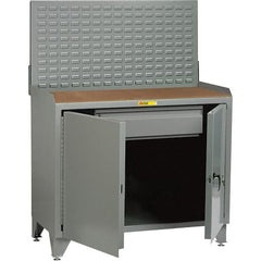 Little Giant - Stationary Workstations Type: Security Workstation Width (Inch): 48 - Exact Tooling