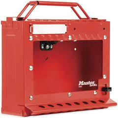 Master Lock - Group Lockout Boxes Portable or Wall Mount: Wall Mount Maximum Number of Padlocks: 15 - Exact Tooling