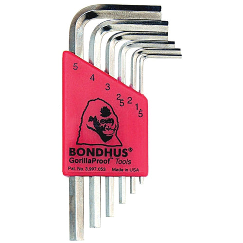 6PC HEX END L-WRENCH SET BRITEGUARD - Exact Tooling