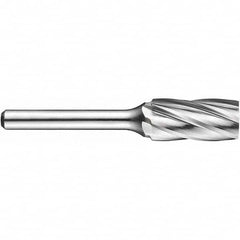 Precision Twist Drill - 1/4" Cut Diam, 1/4" Shank Diam, Carbide Aluma Cut Cylinder Burr - Exact Tooling