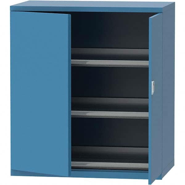 LISTA - 159 Compartment Bright Blue Steel Modular Storage Cabinet - Exact Tooling