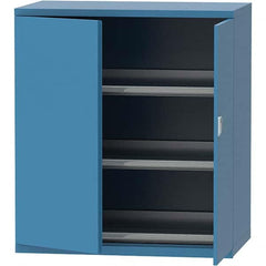 LISTA - 159 Compartment Bright Blue Steel Modular Storage Cabinet - Exact Tooling