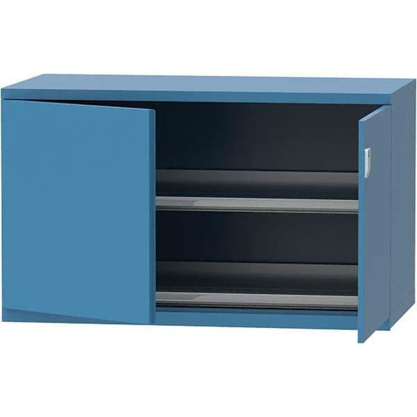 LISTA - 84 Compartment Bright Blue Steel Modular Storage Cabinet - Exact Tooling