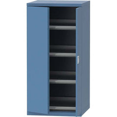 LISTA - 45 Compartment Bright Blue Steel Modular Storage Cabinet - Exact Tooling
