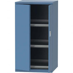 LISTA - 45 Compartment Bright Blue Steel Modular Storage Cabinet - Exact Tooling