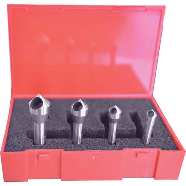 Cleveland - Countersink Sets Countersink Type: Zero Flute Minimum Head Diameter (Inch): 5/16 - Exact Tooling