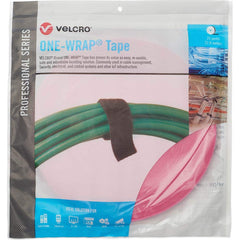 Velcro Brand - Cable Ties; Cable Tie Type: Reusable Cable Tie ; Material: Hook and Loop ; Color: Erica Violet ; Overall Length (Feet): 75 ; Overall Length (Decimal Inch): 300.00000 ; Maximum Bundle Diameter (Inch): 0.5 - Exact Tooling