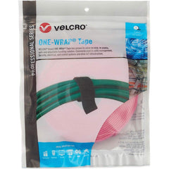 Velcro Brand - Cable Ties; Cable Tie Type: Reusable Cable Tie ; Material: Hook and Loop ; Color: Erica Violet ; Overall Length (Feet): 15 ; Overall Length (Decimal Inch): 180.00000 ; Maximum Bundle Diameter (Inch): 0.75 - Exact Tooling