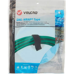 Velcro Brand - Cable Ties; Cable Tie Type: Reusable Cable Tie ; Material: Hook and Loop ; Color: Fiber Optic Teal ; Overall Length (Feet): 15 ; Overall Length (Decimal Inch): 180.00000 ; Maximum Bundle Diameter (Inch): 0.75 - Exact Tooling